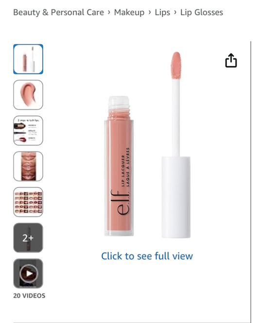 High-Shine Lip Gloss – Nude Rose