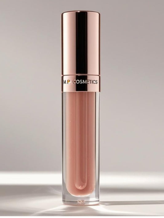 High-Shine Lip Gloss – Nude Rose